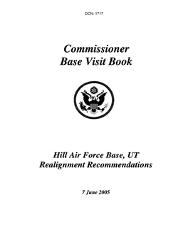 Hill Air Force Base, UT Realignment Recommendations