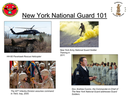 New York National Guard 101