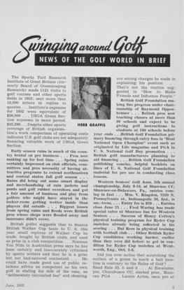 News of the Golf World in Brief