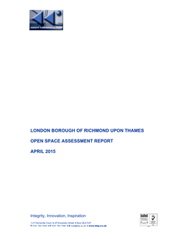 Open Space Assessment 2015