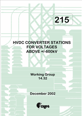 Hvdc Converter Station for Voltages Above +/-600 Kv