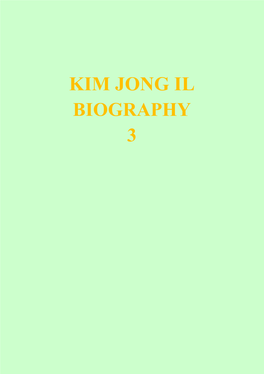 Kim Jong Il Biography 3