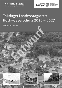 Thüringer Landesprogramm Hochwasserschutz 2022-2027 Aufgeführt