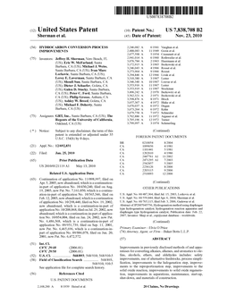 (12) United States Patent (10) Patent No.: US 7,838,708 B2 Sherman Et Al