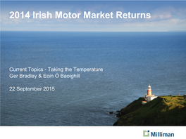 2014 Irish Motor Market Returns