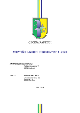 Strateški Razvojni Dokument 2014 - 2020
