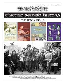 Chicago Jewish History the BOOK ISSUE