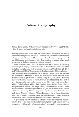 Online Bibliography
