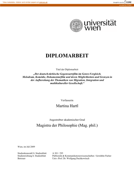 Diplomarbeit