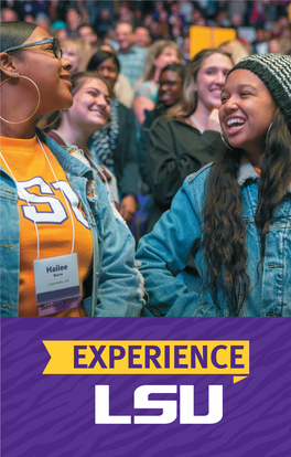 EXPERIENCE LSU: Your Guide to Successfully Transitioning to LSU