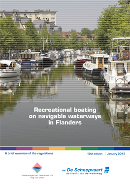 Recreational Boating on Navigable Waterways in Flanders