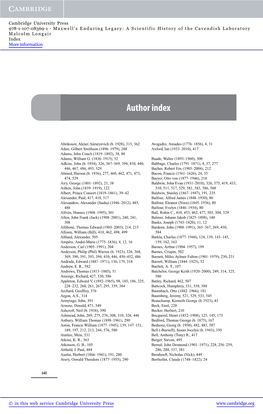 Author Index