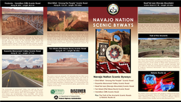 Navajo Nation Scenic Byways Brochure