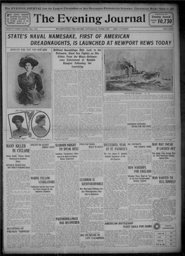 Evening Journal (Wilmington, Del.), 1909-02-06