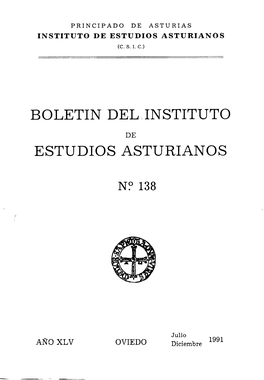 Boletin Del Instituto Estudios Asturianos