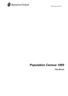 Population Census 1995 Handbook Inquiries