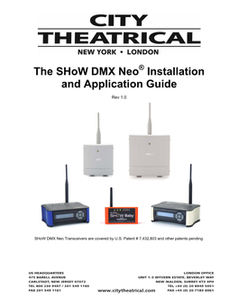 The Show DMX Neo Installation and Application Guide