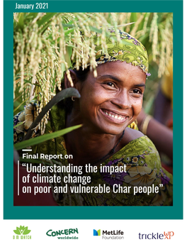 Understanding the Impact of Climate Change on Poor and Vulnerable Char People