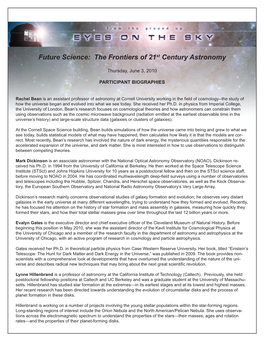 The Frontiers of 21St Century Astronomy