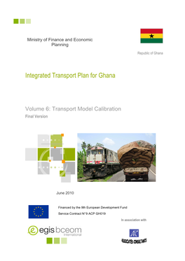 100623 Iptghana Vol 06 Report on Transport Model Calibration