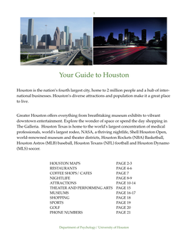 Uh Student Houston Guide