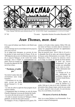 Jean Thomas, Mon Ami