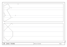 BASIC TRACING Name and Surname: Group: Tgpooley 01A GEOMETRIC TRACING