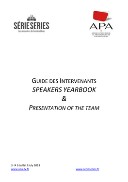 Speakersyearbook &