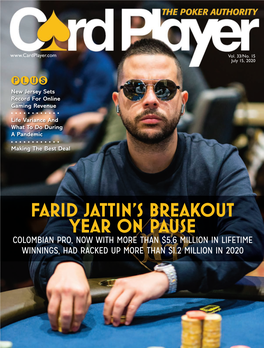 Farid Jattin's Breakout Year on Pause