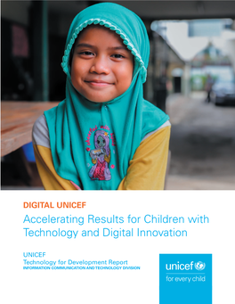 Accelerating Results for Children with Technology and Digital Innovation