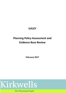 Ilkley Planning Policy February 2017