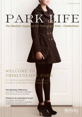 WELCOME to THIRLESTAINE PARK an Exclusive, Gated Development of Luxury Homes in a Secluded, Landscaped Setting