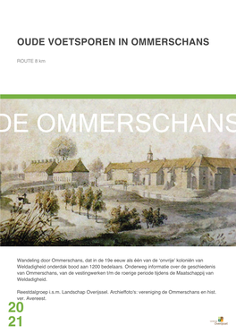 Oude Voetsporen in Ommerschans