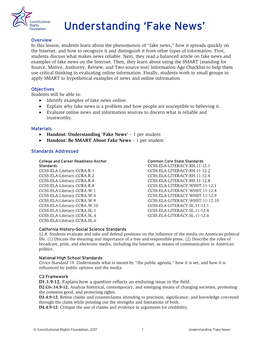 Understanding Fake News