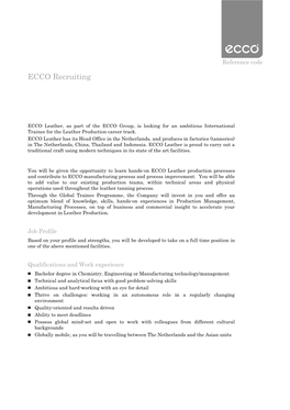 ECCO Recruiting