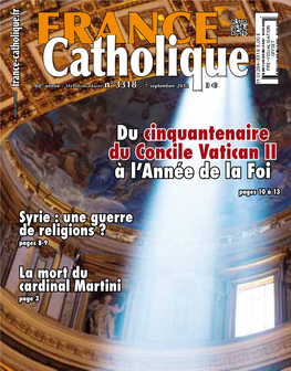 Du Cinquantenaire Du Concile Vatican II À L'année De La