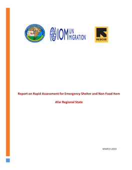 Report on Rapid Assessment for Emergency Shelter and Non-Food Item