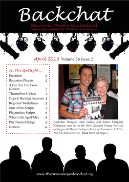 April 2013 Volume 36 Issue 2