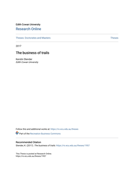 The Business of Trails