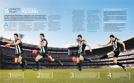 Kicking Is the Most Important Skill in Australian Football