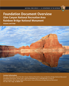 Foundation Document Overview, Glen Canyon National Recreation Area