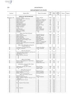 110 Department of State