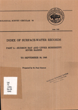 Of Surface-Water Records