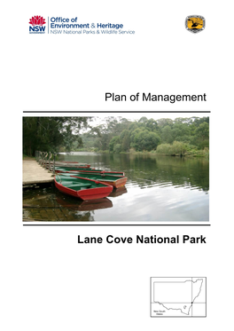 Final Plan of Management: Lane Cove National Park