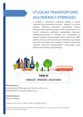 Studium Transportowe Aglomeracji Rybnickiej