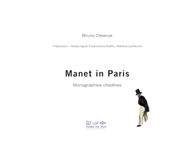 Manet in Paris