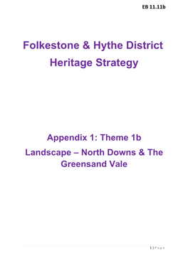 Folkestone & Hythe District Heritage Strategy