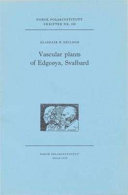 Vascular Plants of Edgeøya, Svalbard