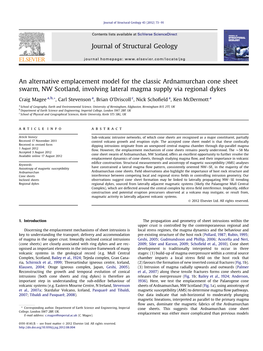 Journal of Structural Geology 43 (2012) 73E91