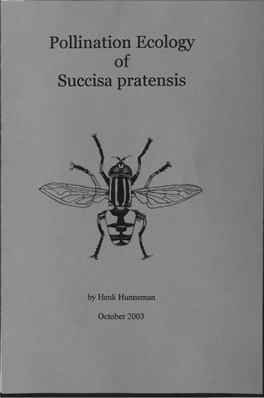 Of Succisa Pratensis